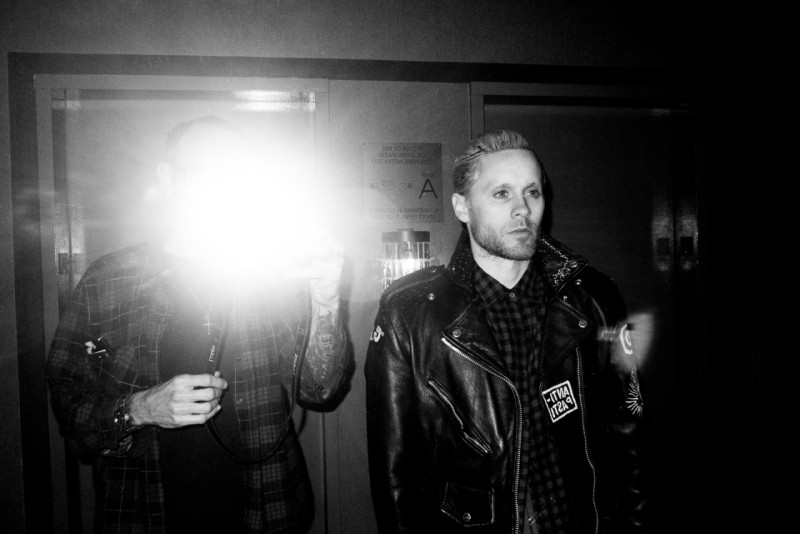 Jared Leto poses for an image with Terry Richardson.