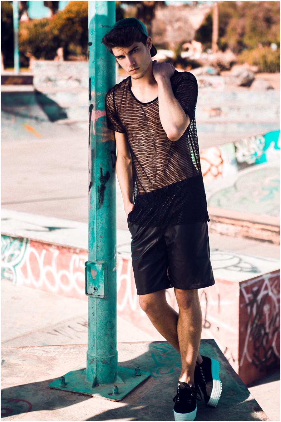 Juan Molla Models Trendy Zara Fashions for Jorge Moreno Shoot