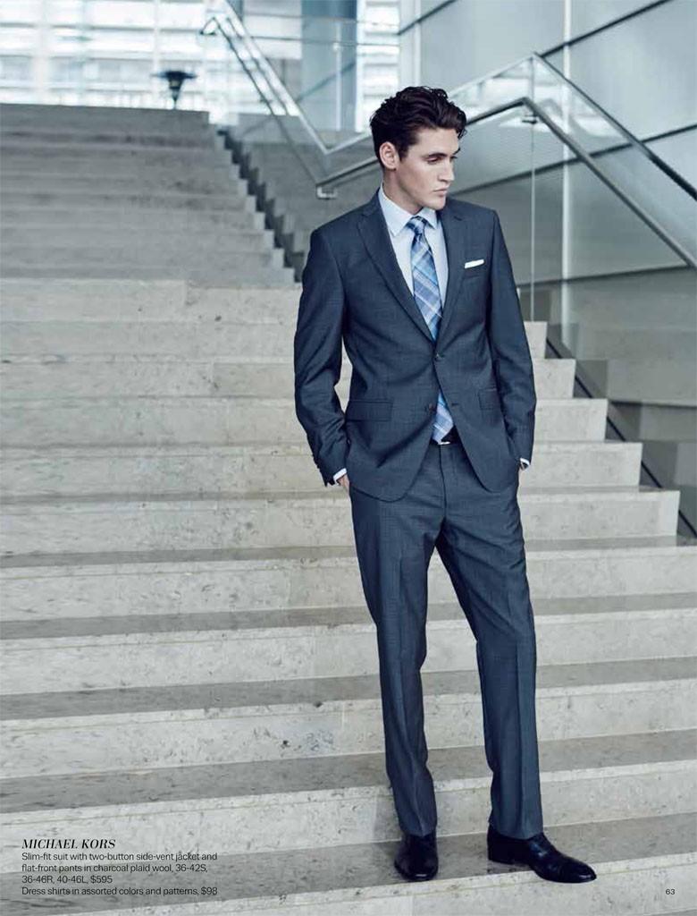 Isaac Carew Suits Up in Contemporary Styles for Lord & Taylor – The  Fashionisto