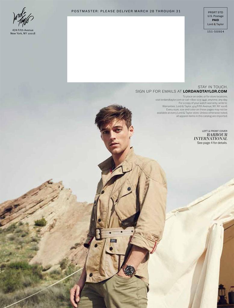 Robbie embraces neutrals with Barbour International.