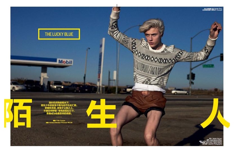 Lucky Blue Smith for GQ Style China