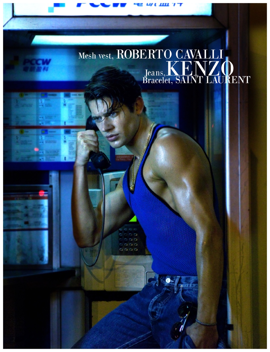 Milan Petruska is a ‘Gigolo’ for Baldovino Barani Shoot