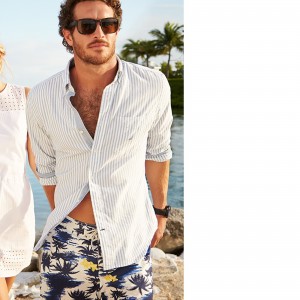 Ollie Edwards + Justice Joslin Hit the Beach for Nautica Summer 2015 ...