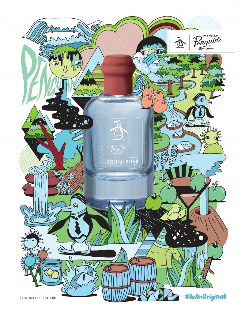 Illustrator Jeremyville created the fragrance's fun graffiti style art.