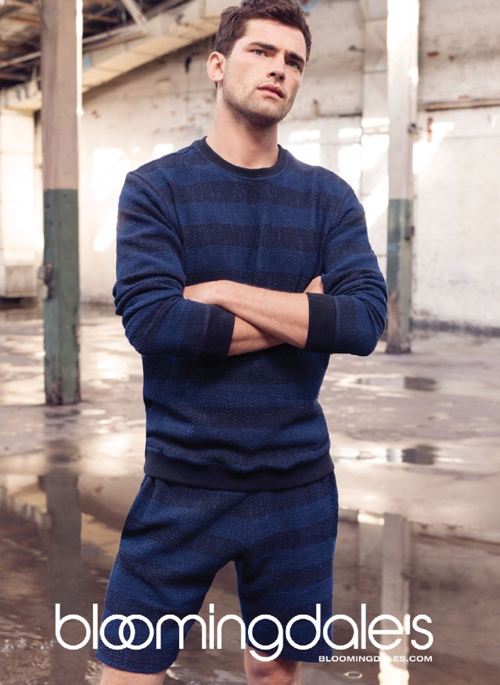 Sean O'Pry stars in new Bloomingdale's campaign