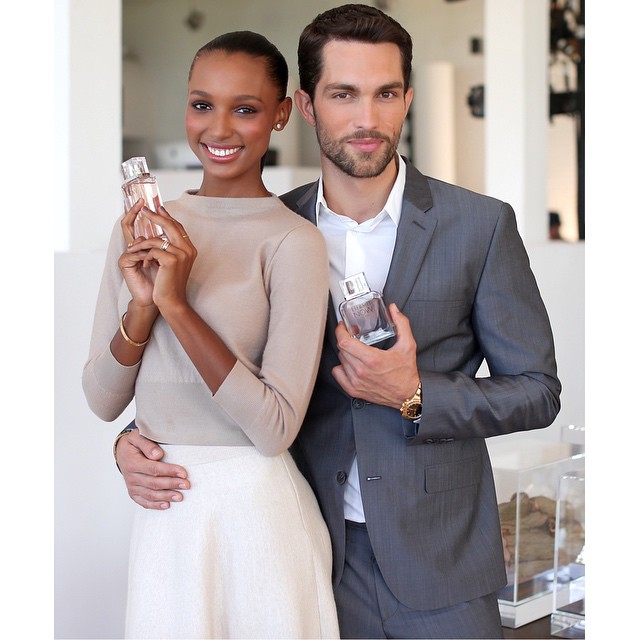 Model couple Jasmine Tookes and Tobias Sorensen