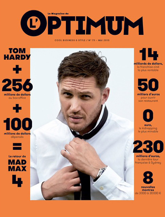 Tom Hardy covers L'Optimum.