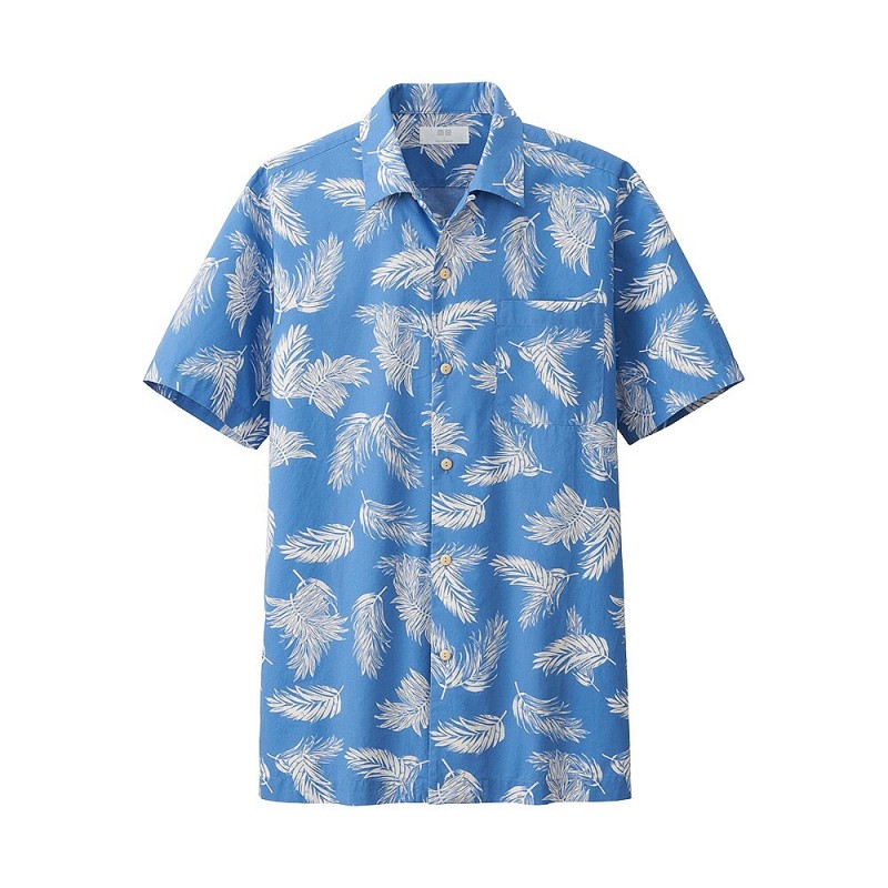 UNIQLO Tropical Print Short-Sleeve Shirt