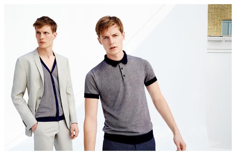 Felix and Janis add a lightweight cardigan and polo shirt to their wardrobe for versatility.