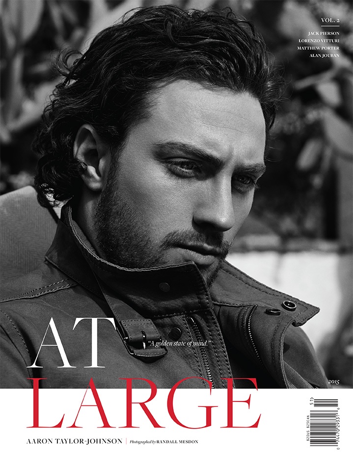  Aaron Taylor-Johnson stars on At Large Magazine cover