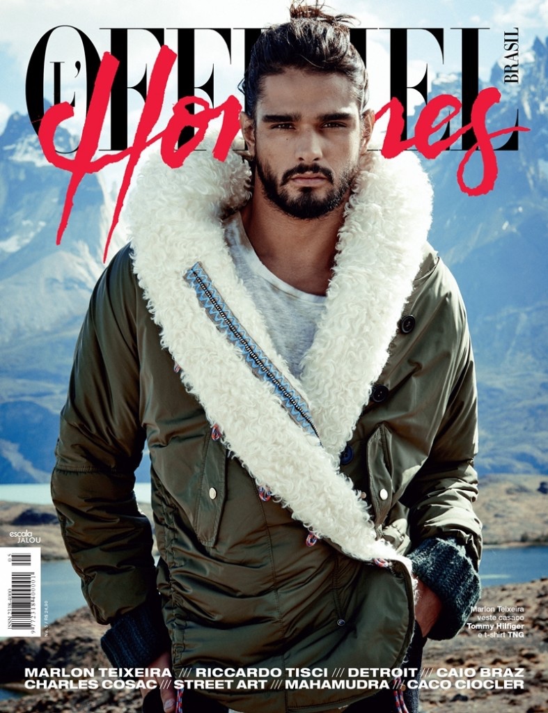 Marlon Teixeira lands the cover of L'Officiel Hommes Brazil #5