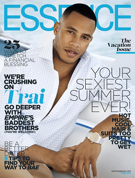 Trai Byers on Essence June 2015 cover