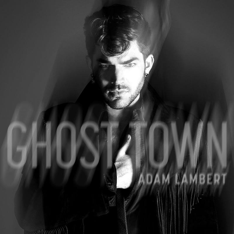 The cover for Adam Lambert's single Ghost Town off The Original High.