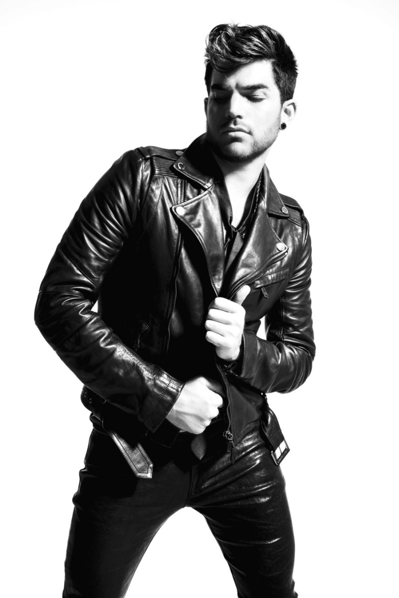 Adam Lambert Rocks Leather for ‘The Original High’ Album Art Photo Shoot