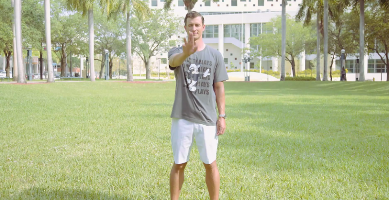 UNIQLO ambassador Adam Scott rocks his UT Mickey Plays t-shirt.