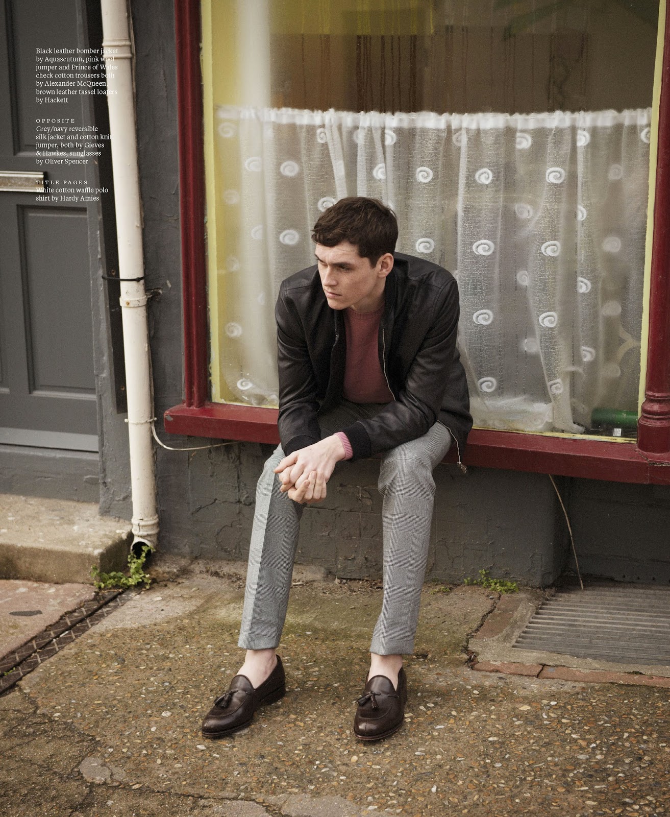 Anders Hayward Models Chic Tailored Styles for Article Editorial | The ...