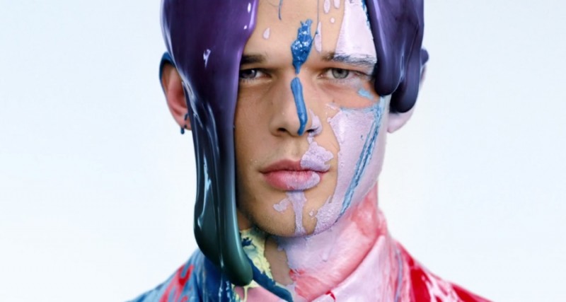 Andre Bona stars in a colorful film for Luca Finotti's PITTI Art Project Campaign.
