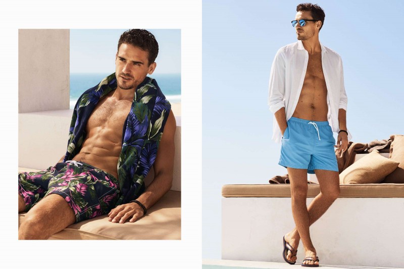 Arthur Kulkov reunites with H&M for a summer themed shoot.