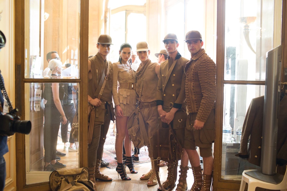 Backstage: Balmain Spring 2016 Menswear Show Pictures