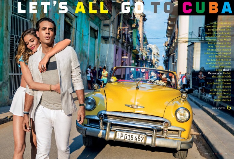Bobby Cannavale visits Cuba for the June 2015 issue of GQ.