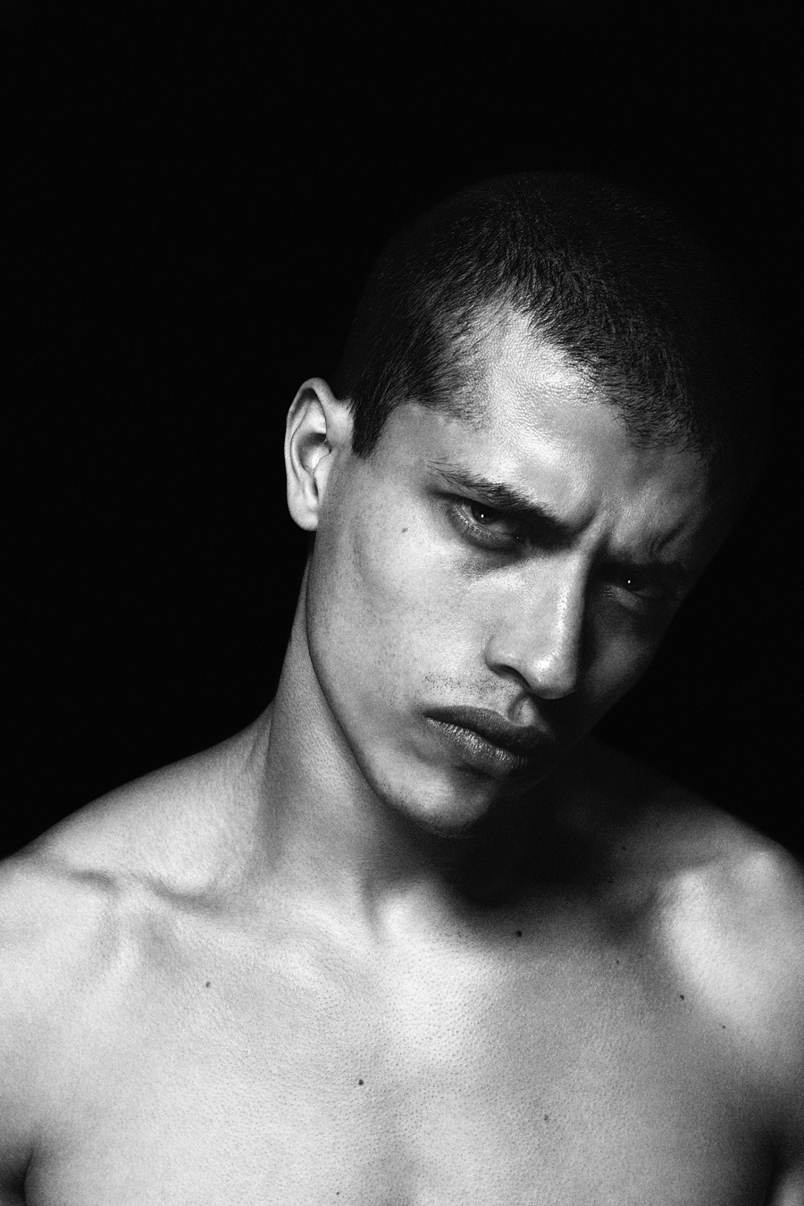 Camilo Ramírez Poses for Black & White Photography Series – The Fashionisto