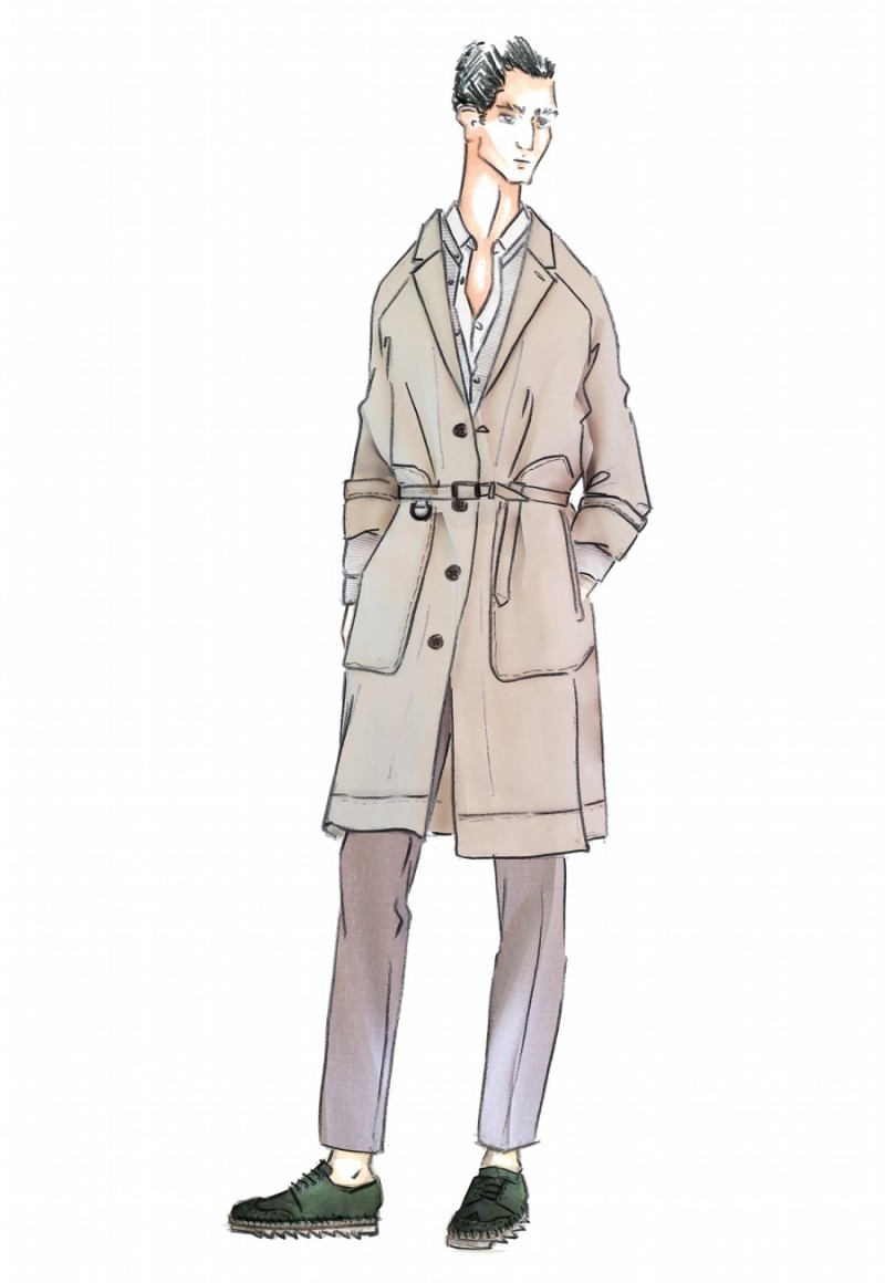 Canali Spring/Summer 2016 Menswear Sketch