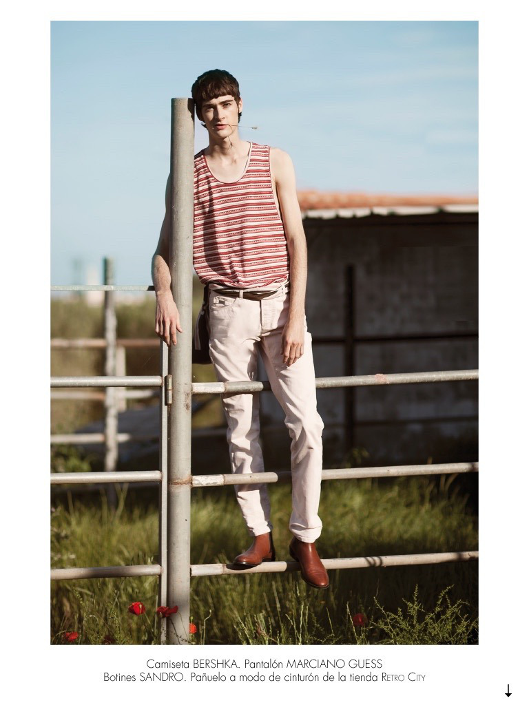 Corentin Renault is Tres Chic for TenMag June/July 2015 Cover Shoot