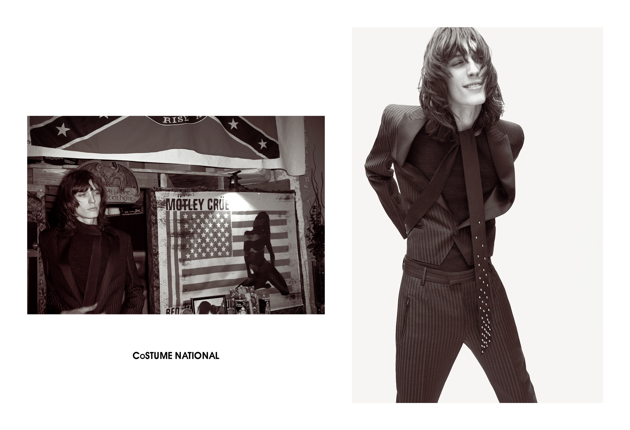 Costume National Fall/Winter 2015 Campaign Embraces Classic Rock Aesthetic