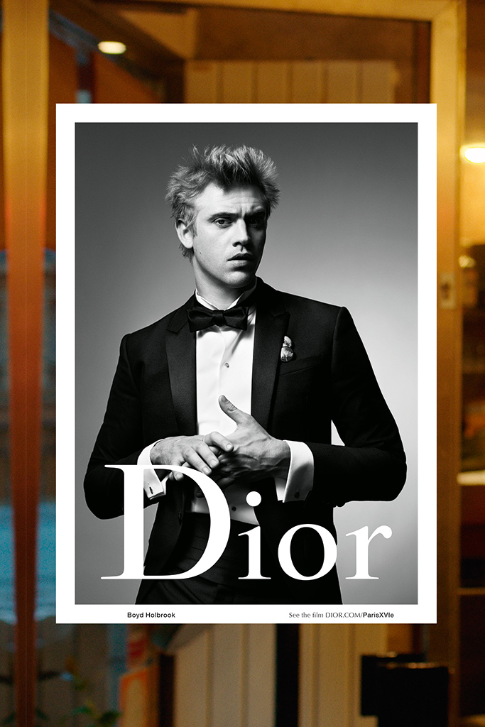 Boyd Holbrook for Dior Homme fall-winter 2015 campaign.