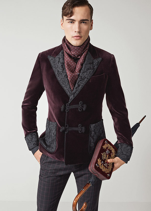 Dolce Gabbana Fall Winter 2015 Menswear Look Book 057