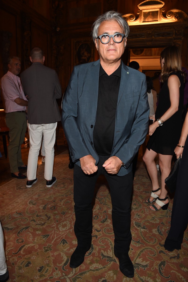 MILAN, ITALY - JUNE 20: Giuseppe Zanotti attends GQ Party for Jim Moore during Milan Menswear Fashion Week Spring/Summer 2016 at Casa Degli Atellani on June 20, 2015 in Milan, Italy.  (Photo by Jacopo Raule/Getty Images for GQ)