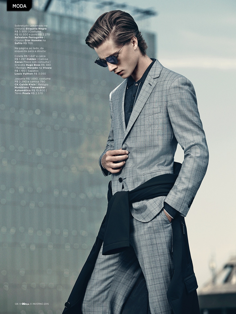 Pedro Bertolini + More Model Updated Business Looks for GQ Style