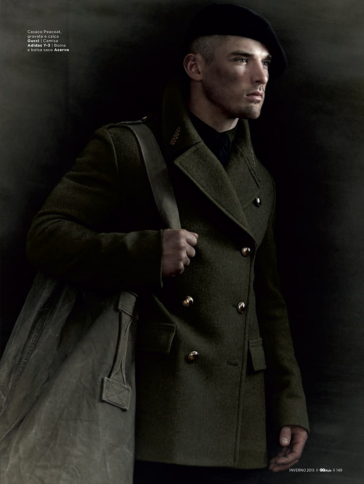 Kerry Degman + Silvester Ruck Embrace Military-Inspired Fashions for GQ Style Brasil
