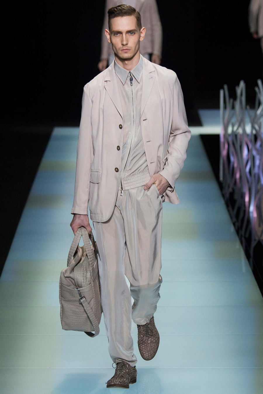 Giorgio Armani Spring Summer 2016 Menswear Collection Milan Fashion Week 017
