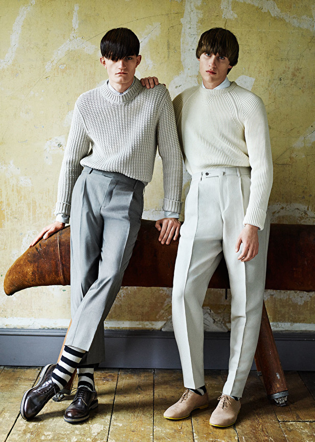 » Luka Badnjar + Joe Brotherton Don 1960s Mod Styles + Bowl Cut Hairstyles for Glass Fashion Editorial Glass Mod Style Fashion Editorial 2015 002
