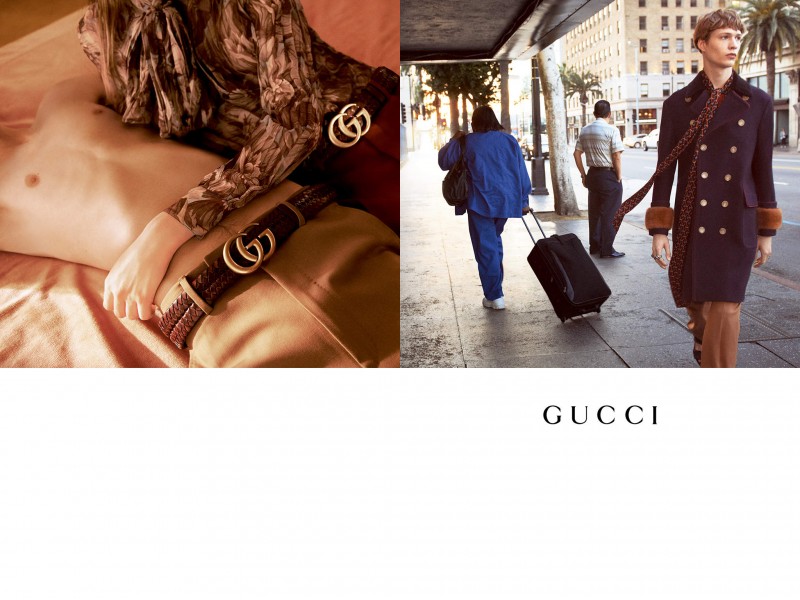 Sven de Vries for Gucci fall-winter 2015 advertising campaign