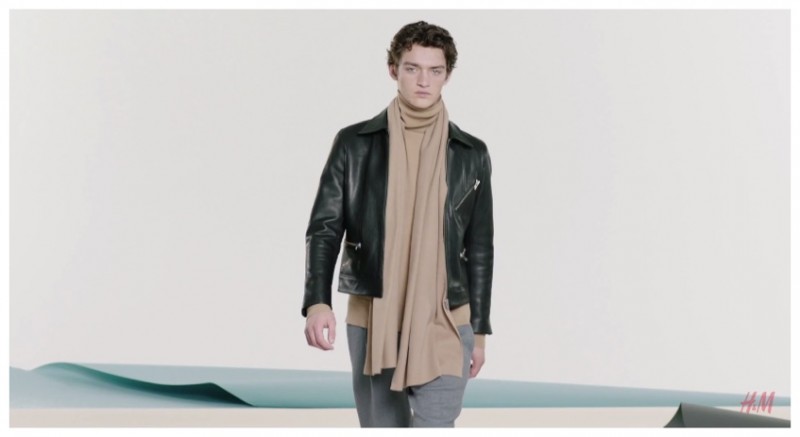 A stylish still from H&M's fall-winter 2015 menswear video lookbook.