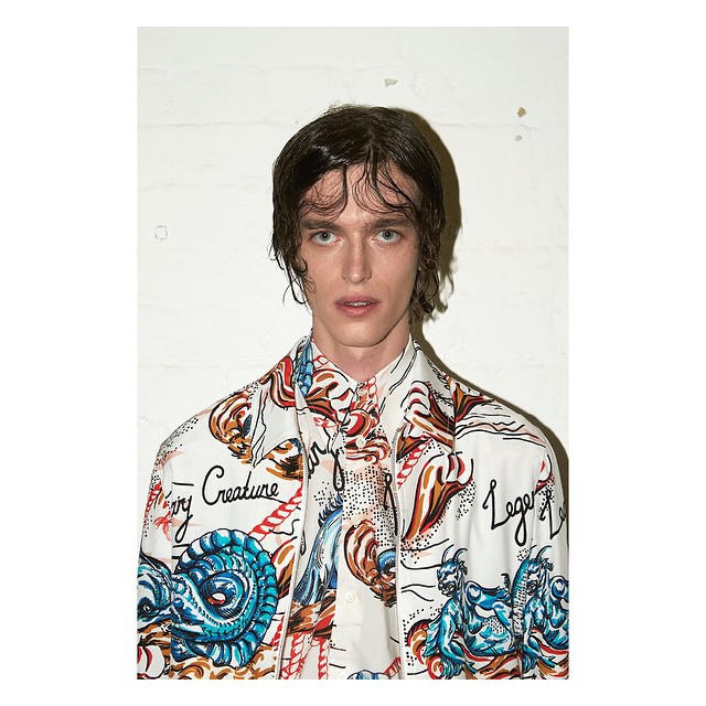 Reuben Ramacher shows of Alexander McQueen's decadent prints for spring-summer 2016.