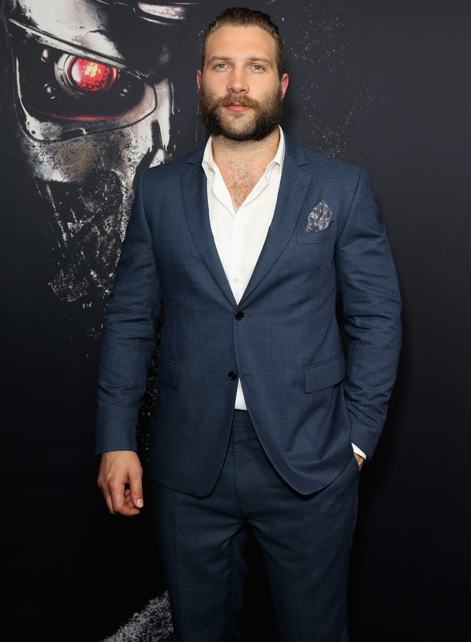 Jai Courtney suits up for an Australian screening of Terminator Genisys.