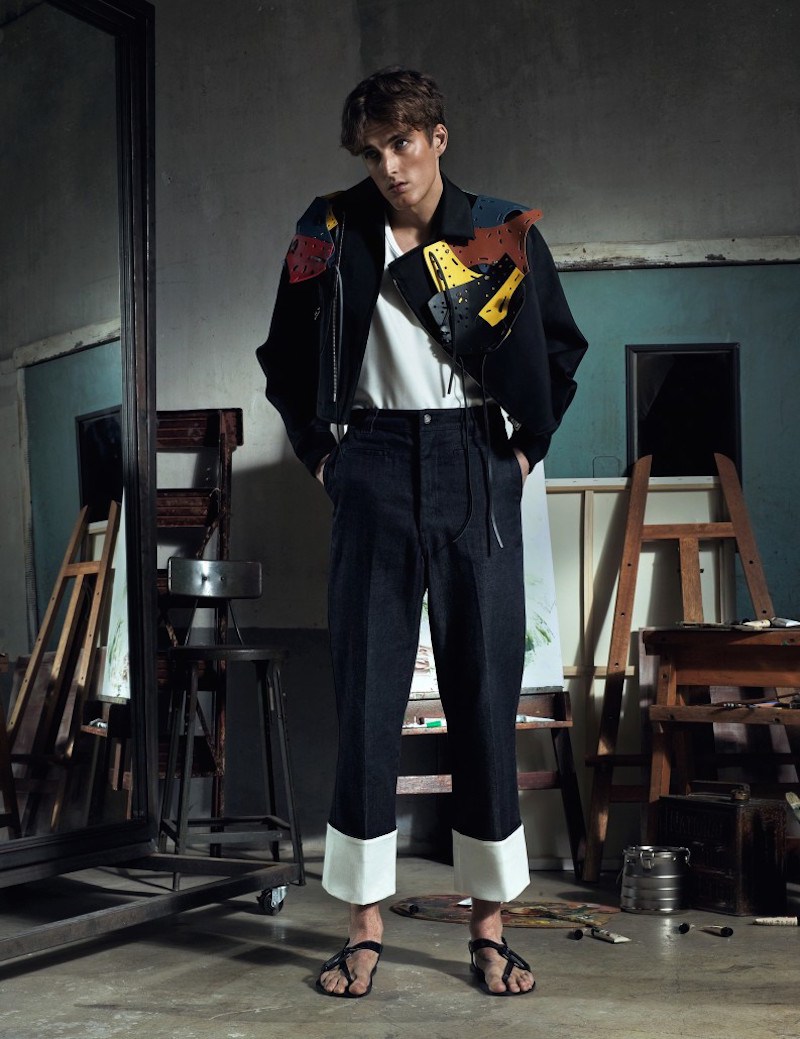 James Smith wears Loewe.