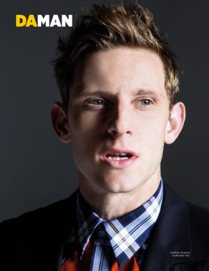 Jamie Bell Da Man June July 2015 Cover Shoot 004