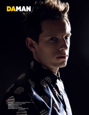 Jamie Bell Da Man June July 2015 Cover Shoot 010