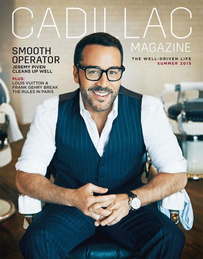 Jeremy Piven Does Pinstripes + Checks for Cadillac Photo Shoot | The ...