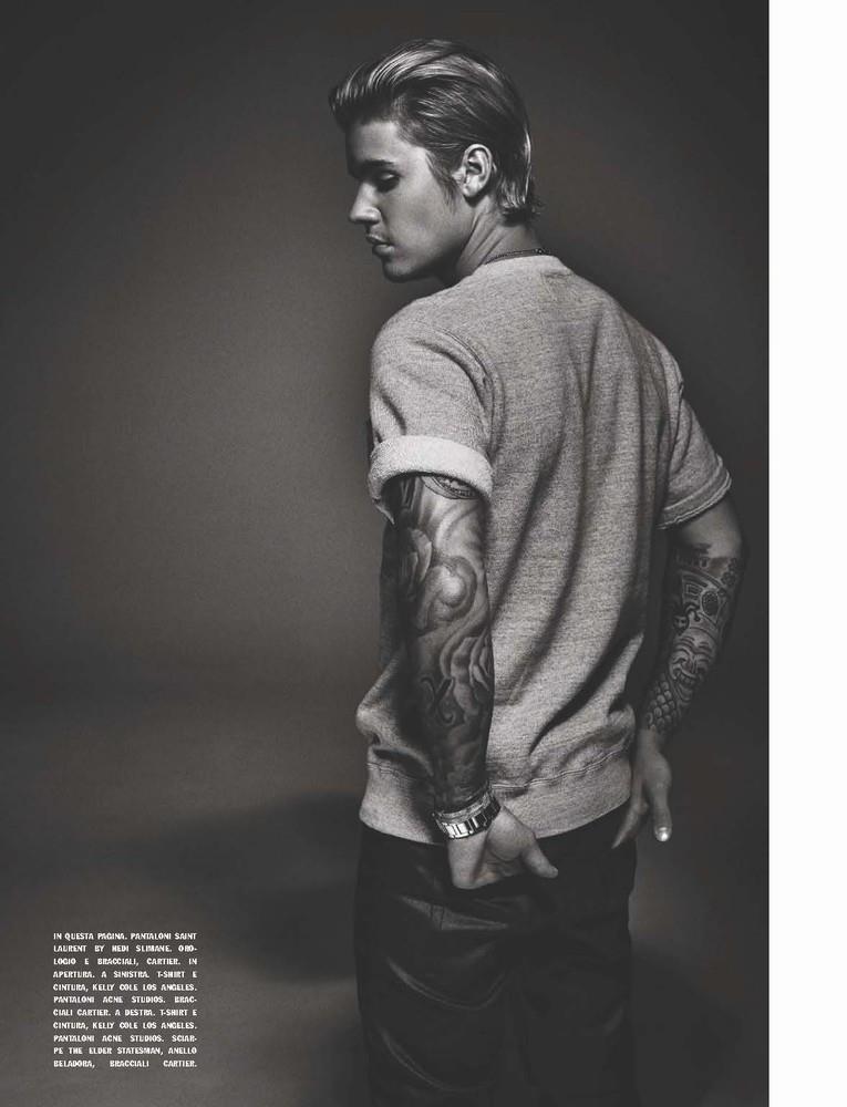 Justin Bieber LUomo Vogue Photo Shoot July August 2015 002