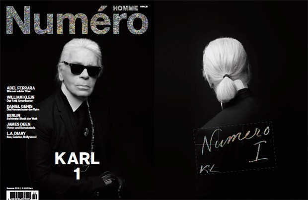 Karl Lagerfeld Numero Homme Berlin 2015 Cover 002