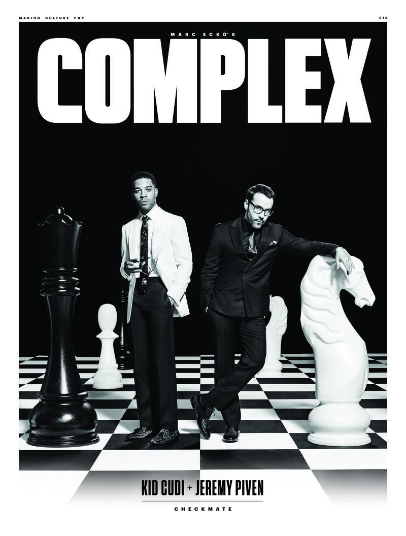 Kid Cudi and Jeremy Piven cover the June/July 2015 issue of Complex.
