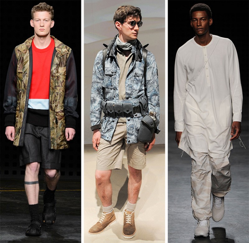 Left to Right: Christopher Raeburn, Belstaff, Maharishi