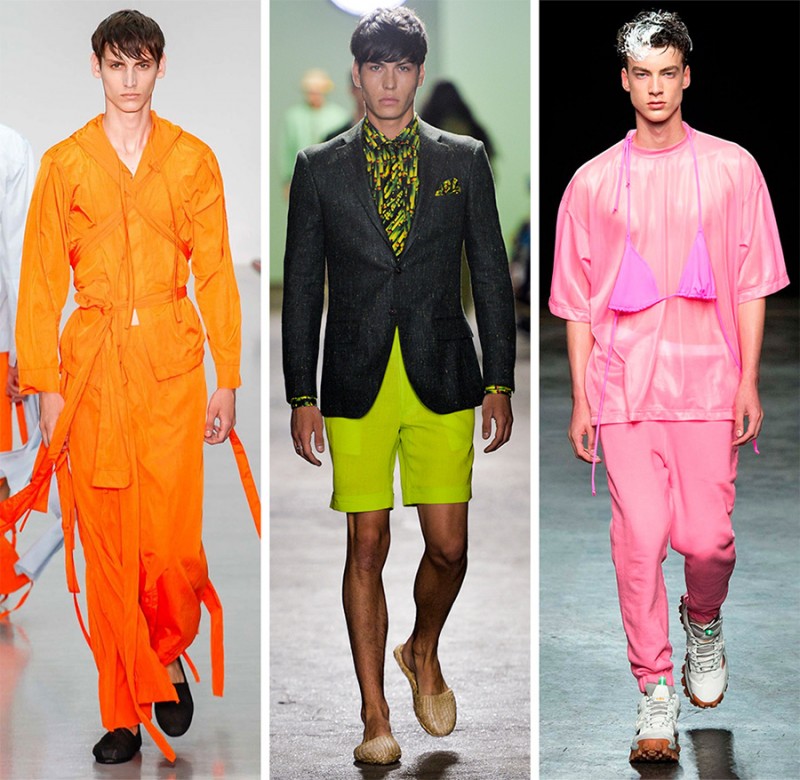 Left to Right: Craig Green, Richard James, Astrid Andersen » Spring/Summer 2016 Trends | London Collections: Men Left to Right: Craig Green, Richard James, Astrid Andersen