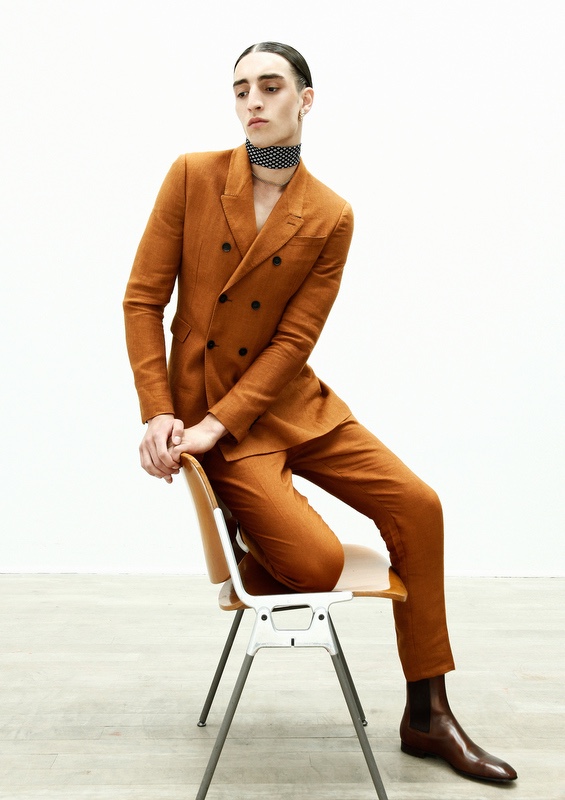 Luca Jamal Rocks Sleek Styles for Dedicate Shoot