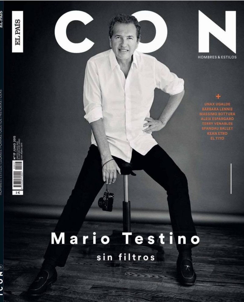 Mario Testino photographed by Adam Whitehead for the June 2015 issue of Icon.